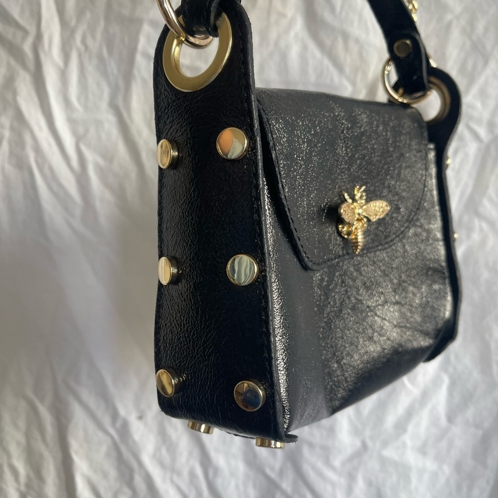 Vera Pelle Purse With Bee Logo Bag With Bee Logo Siren" Genuine leather - Picture 4 of 16